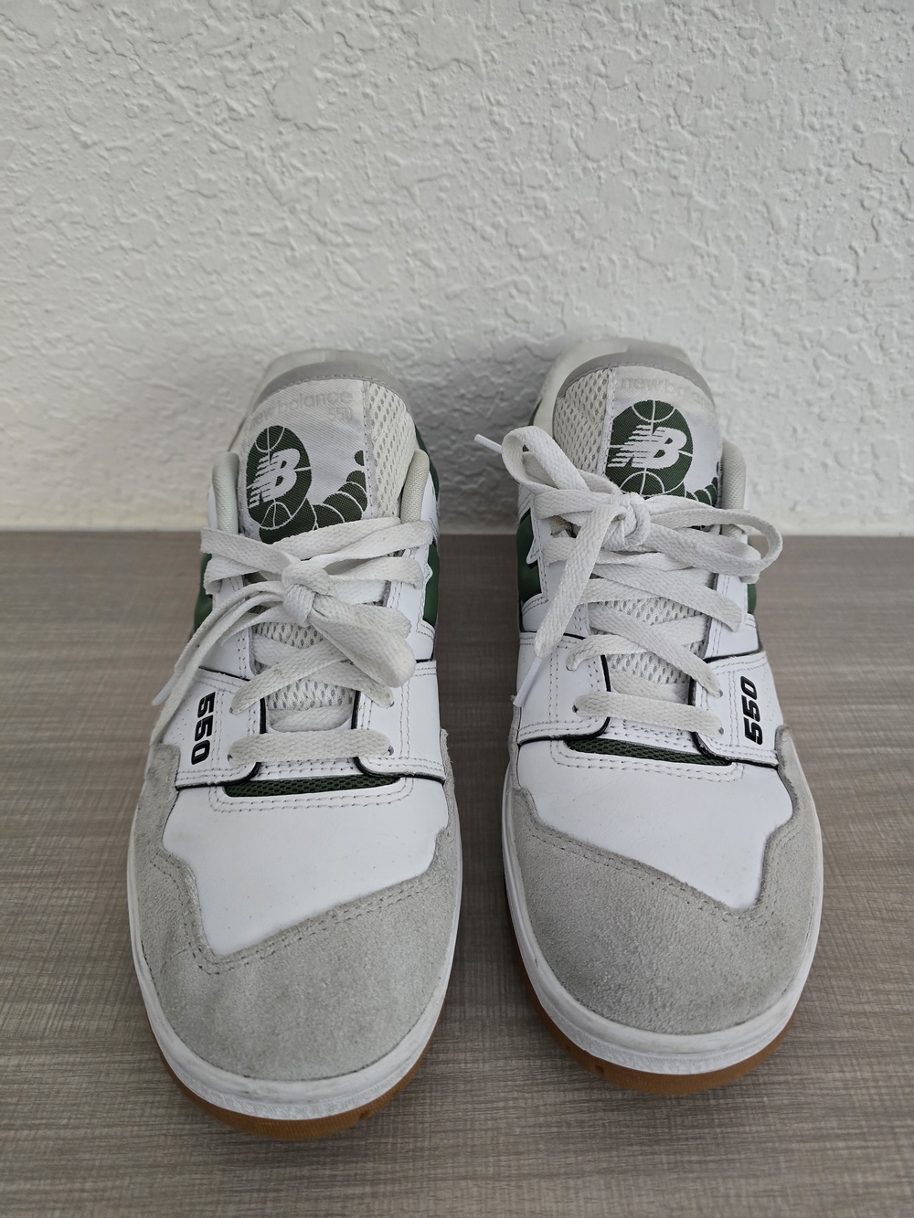 New Balance 550 White/Green/Gum (BB550ESB) - Men's Size 10 / Women's 11.5